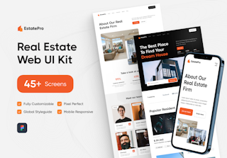 EstatePro - Real Estate Website UI Kit