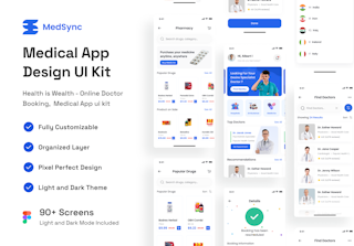 Medical App Design UI Kit