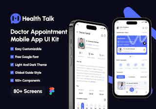 Health Talk - Doctor Appointment Mobile App UI KIT