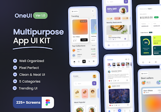 OneUI- Multipurpose App UI Kit