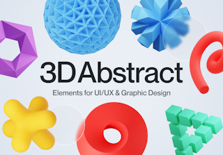 Shapely - Abstract Shape 3D Icon Set