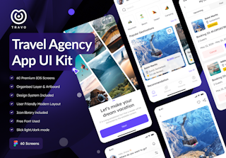 Travo - Travel Agency App UI Kit