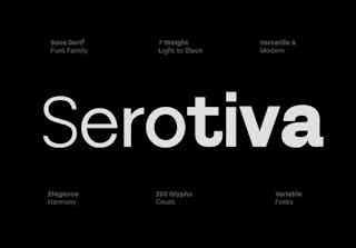 Serotiva Sans Serif