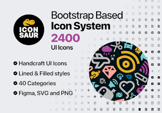 IconSaur - Bootstrap Icon System
