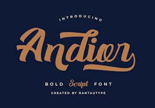 Andior Script Font