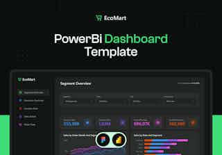 PowerBi Dashboard Template — EcoMart