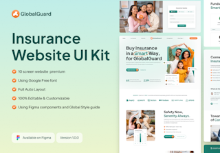 GlobalGuard -  Insurace Website UI Kit