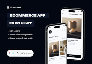 Ecohome Ecommerce React Native & Expo UI Kit