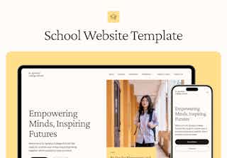 Ignatius School — Website Design Template