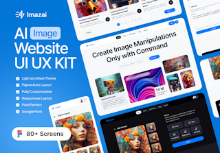 ImazAi - AI Image Website UI KIT