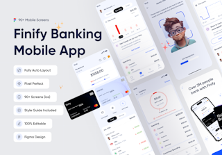 Finify Banking Mobile App UI Kit