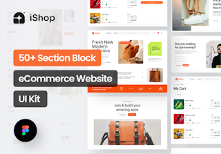 iShop eCommerce Website UI Kit
