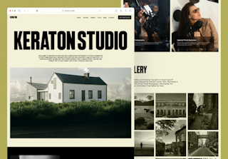 Keraton Studio - Photography & Videography Framer Template