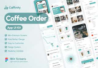Caffinity - Coffee Order App UI Kit