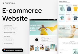 Trendtrove: Fashion eCommerce Website UI Kit