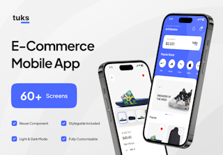 Tuks - E-Commerce Mobile App UI Kit
