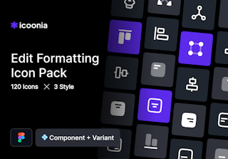 Icoonia - Edit Formatting Icon Pack
