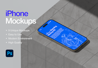 iPhone Mockups - Basic Branding Mockup Kit