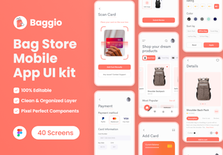 Baggio - Bag Store Mobile App UI Kit