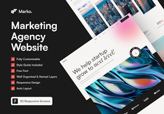 Marko - Marketing Agency Website Template