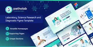 Patholab - Laboratory & Science Research Figma Template