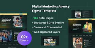 Kulan - Digital Marketing Agency Figma Template.