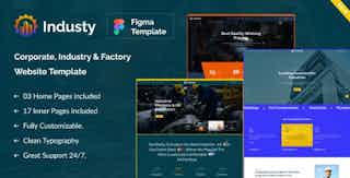 Industy - Industry and Engineering Figma Template