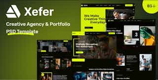 Xefer - Creative Agency & Portfolio PSD Template