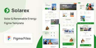 Solarex - Solar & Renewable Energy Figma Template
