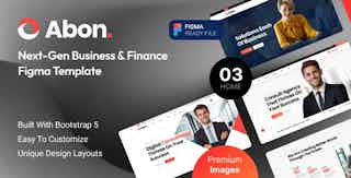 Abon - Multipurpose Business & Finance Figma Template