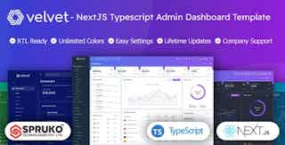 Velvet - Nextjs Typescript Admin Dashboard Template