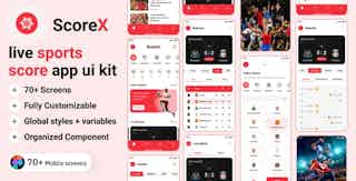 Scorex - Livescore Sport App UI Kit Templates