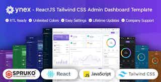 Ynex - React JS Admin Dashboard Tailwind Template