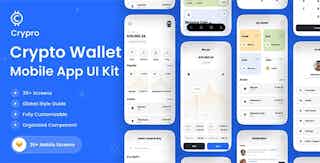 Crypro - Crypto Wallet Mobile App Kit For Sketch