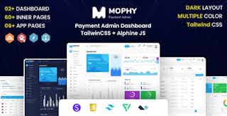 Mophy - Tailwind CSS Payment Admin Dashboard Template
